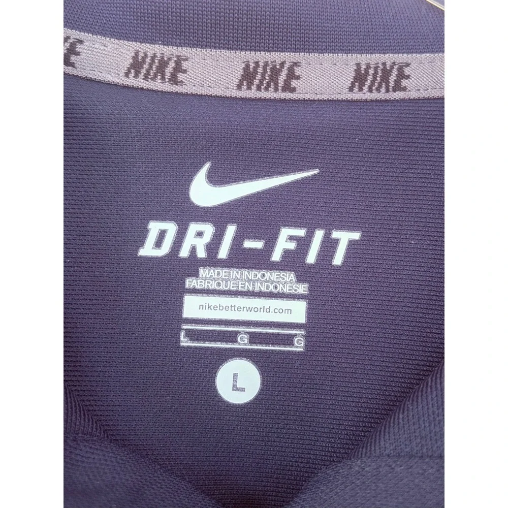 Nike Team USA Olympic Dri-FIT Polo Shirt Mens Large Navy Blue Short Sleeve L - Picture 5 of 10